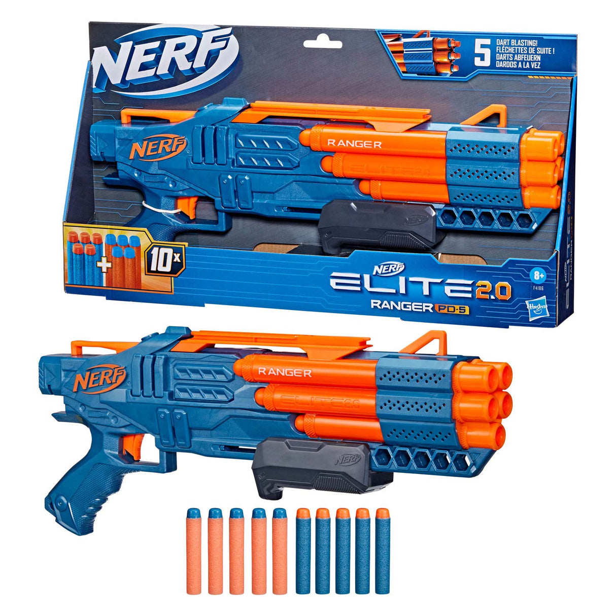 Nerf Elite 2.0 Ranger Pd 5 Blaster