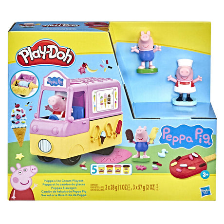 Play-doh Peppas jeu de crème glacée - pâte à modeler - comprenant 5 pots