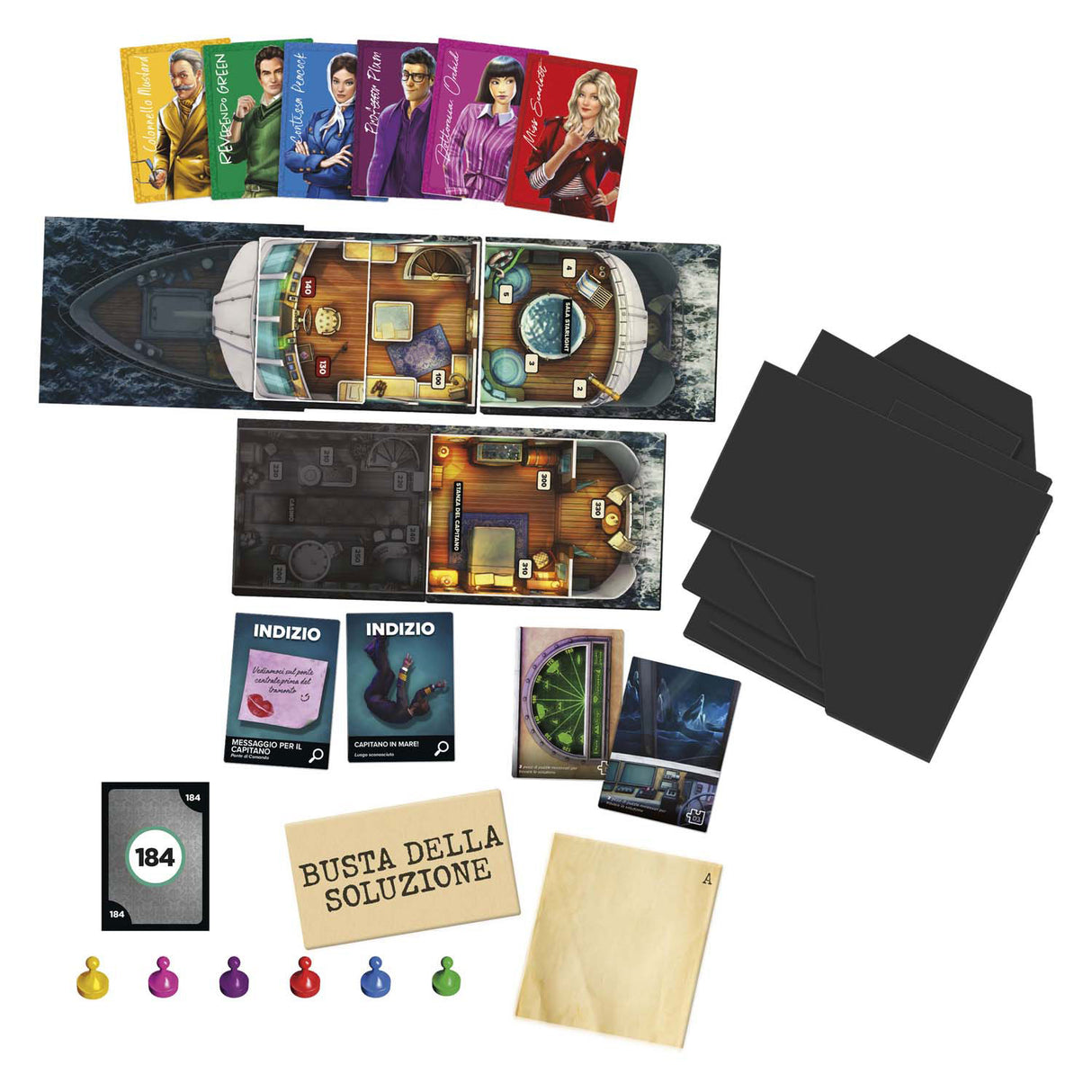 Jeu de société Hasbro Cluedo pour échapper au sabotage en mer
