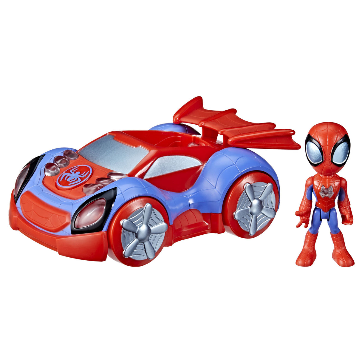 Hasbro Spidey und seine erstaunlichen Freunde glühen Tech Web-Crawler und Spidey Actionfigur