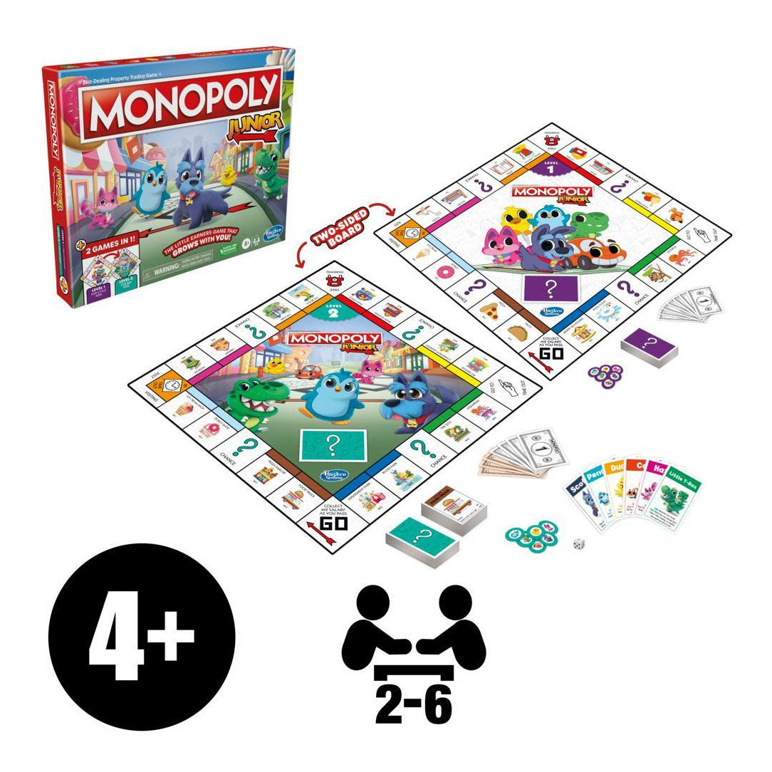 Hasbro Monopoly Junior 2in1 Board de simulation économique