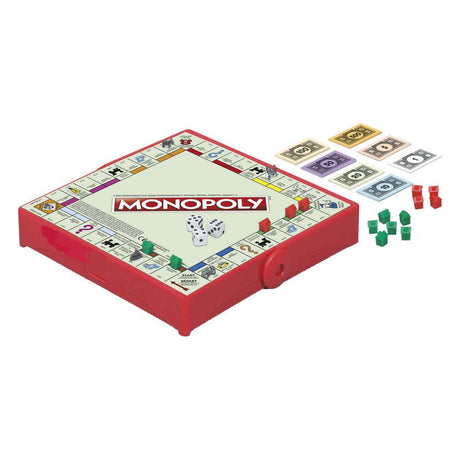 Hasbro gaming monopoly jeu de voyage - édition belge - jeu de société