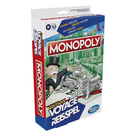 Hasbro gaming monopoly jeu de voyage - édition belge - jeu de société