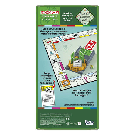 Hasbro monopole acheter tout - extension pour monopole - jeu de société