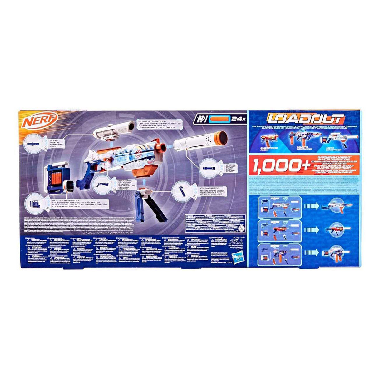 Nerf charge l'Arctic Zero Striker