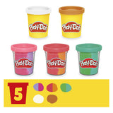 Play-doh ensemble de jeu de glace molle arc-en-ciel - 5 pots en argile