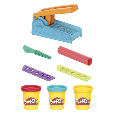 Coffret de démarrage Play-doh Fun Factory - 3 pots en argile
