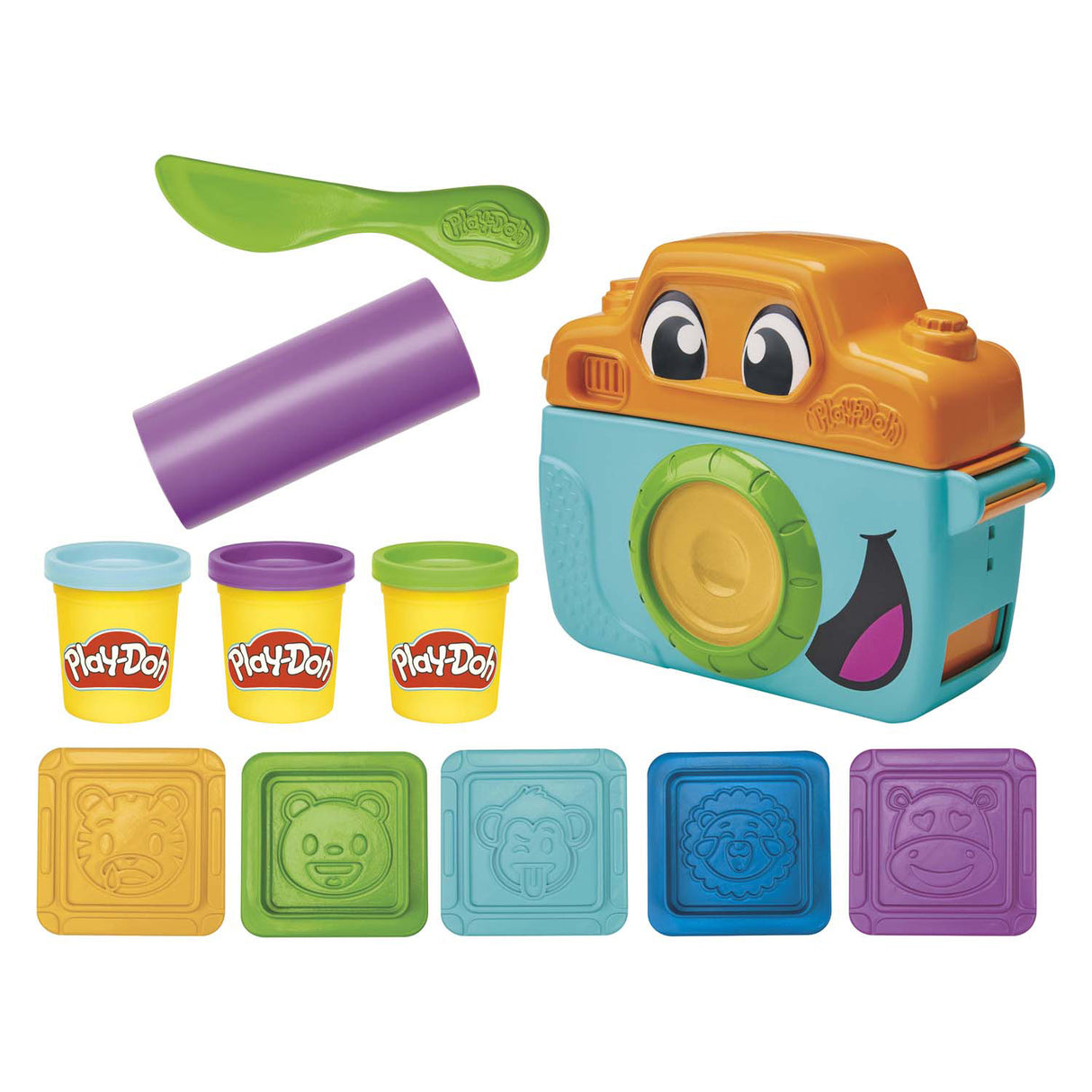 Coffret de démarrage photo Play-doh - 3 pots en argile
