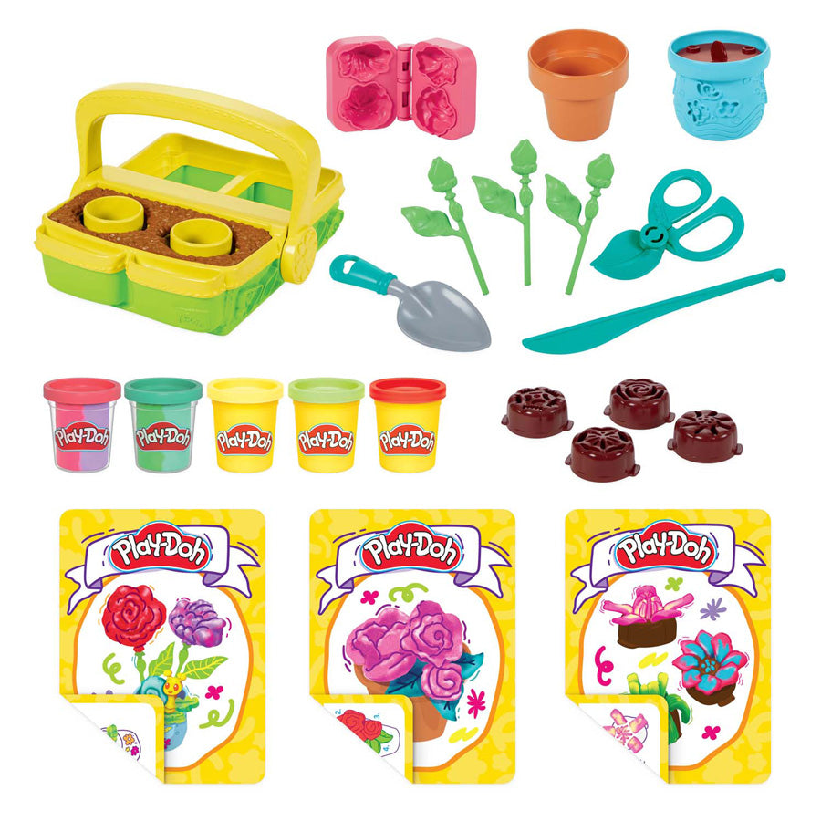 Fleurs épanouies de Playdoh