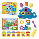 Play-doh debout formes et couleurs dinosaure - 6 pots en argile