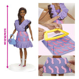 Play-doh barbie fashionista volants - 2 pots en argile