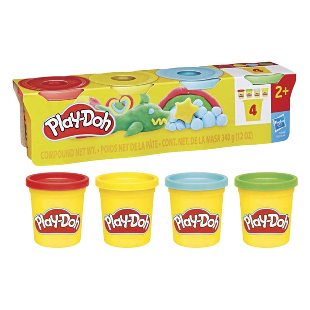 Play-doh classique - 4 pots en argile