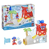 Hasbro - Toiles d'eau Spider-Man - Île des pirates
