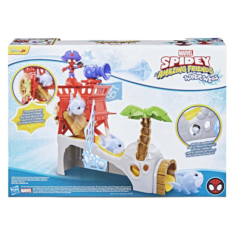 Hasbro - Toiles d'eau Spider-Man - Île des pirates