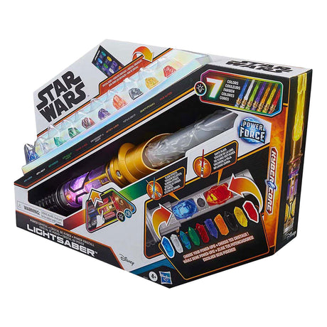 Sabre laser à cristal de puissance Star Wars - 7 couleurs