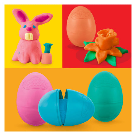 Play-doh -paastasje, 9 eieren, uitdeelcadeautjes en knutselspeelgoed voor kinderen