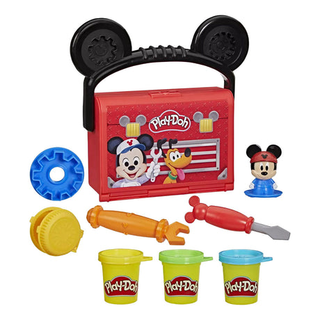 Play-doh disney junior garage voyage, jouets mickey