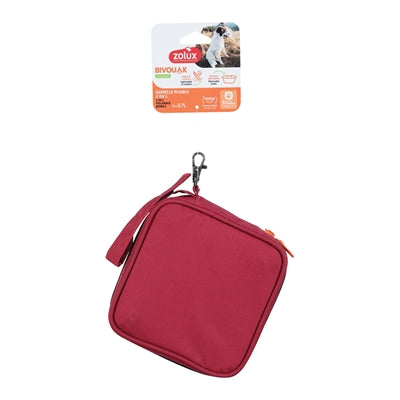 Zolux BVK 2in1 gamelle pliable et abreuvoir rouge