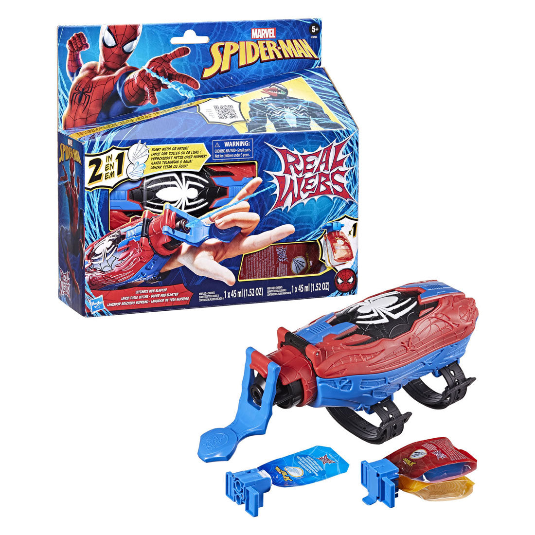 Marvel Spiderman Real Webs Ultimate Web Blaster