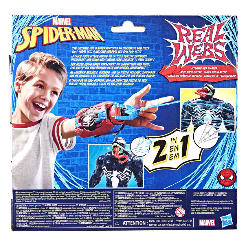 Marvel Spiderman Real Webs Ultimate Web Blaster