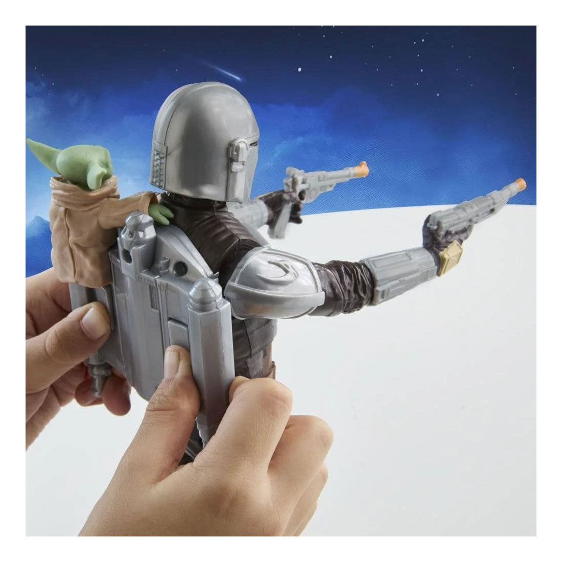 Figurine Star Wars The Mandalorian et Grogu Bounty Blaster
