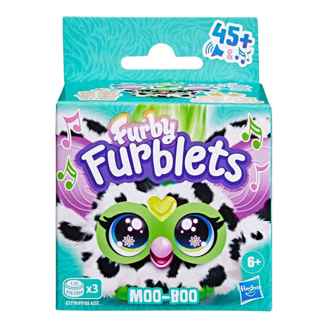 Hasbro furby furblets moo-boo peluche interactive