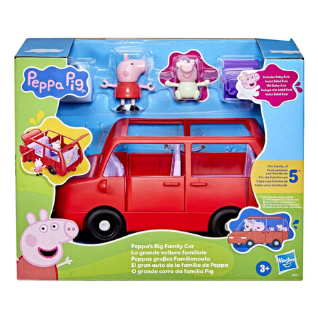 Peppa Pig, la grande voiture familiale de Peppa - y compris bébé Evie