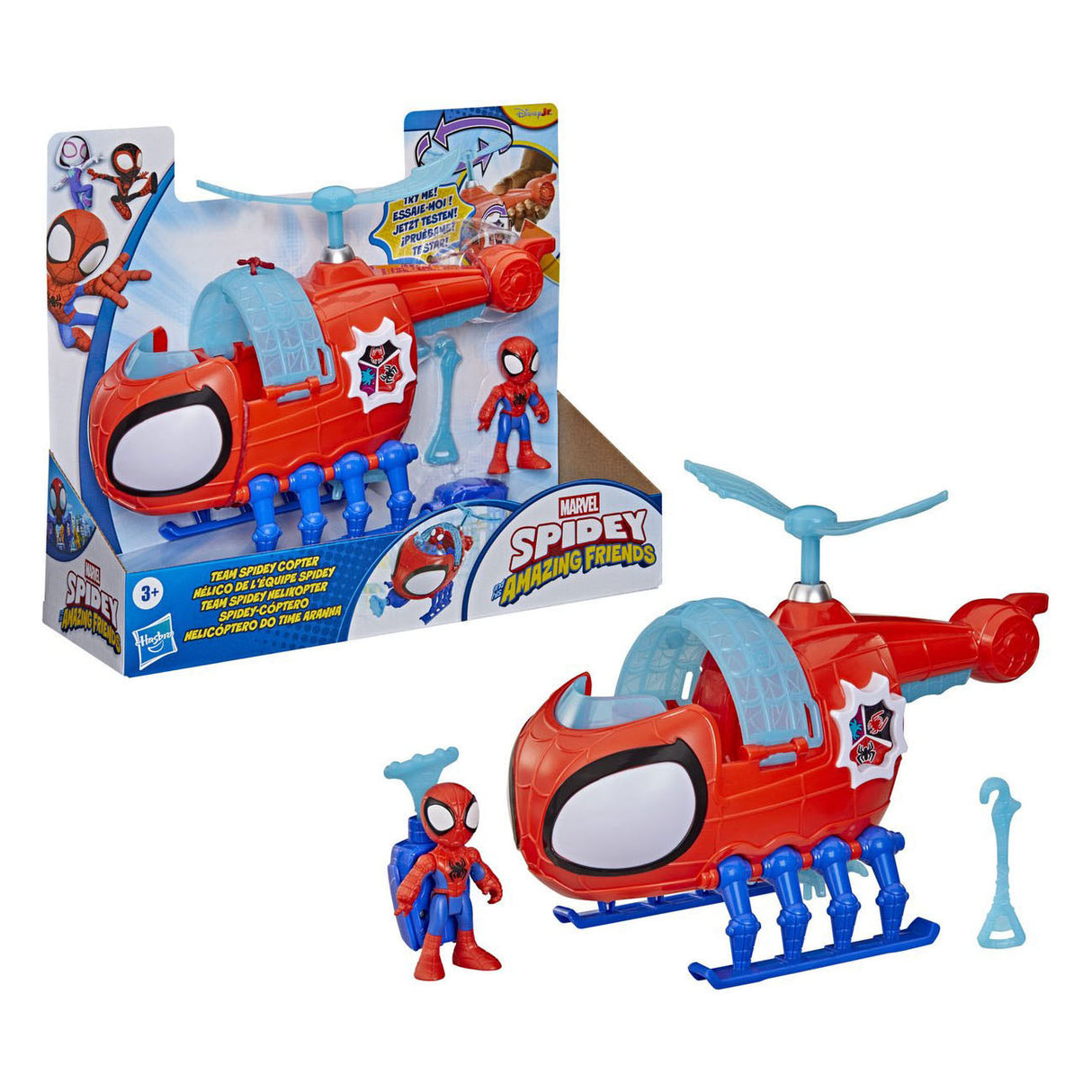 Hasbro Spidey avec un hélicoptère jouet Spidey Copter