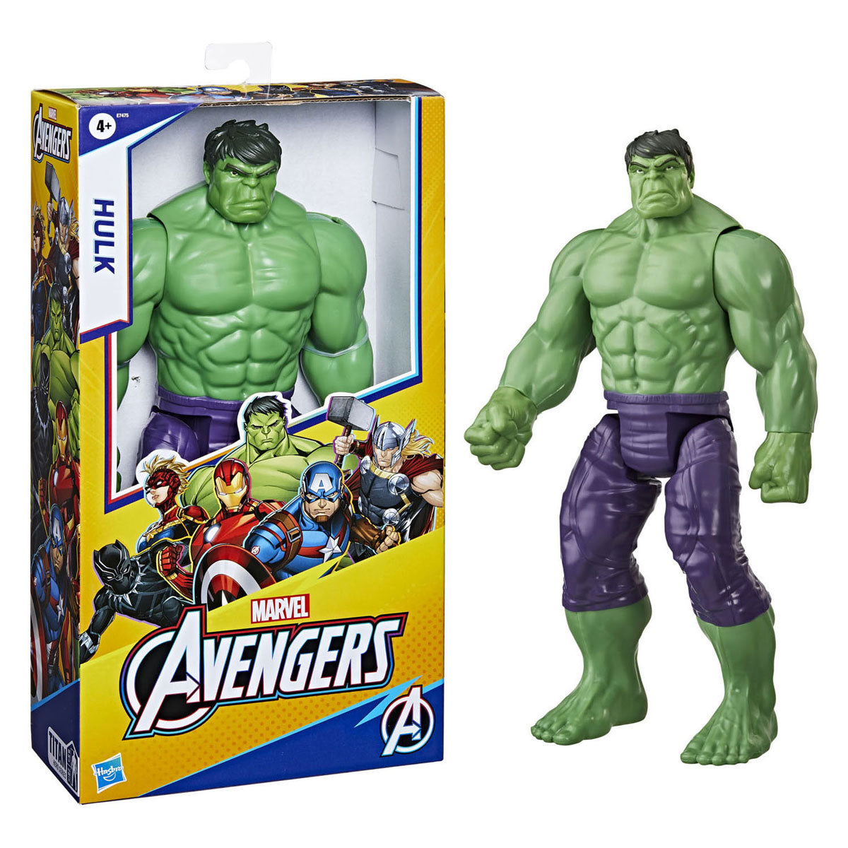 Hasbro Marvel Avengers Titan Series Figurine de jeu Hulk Deluxe - 30 cm