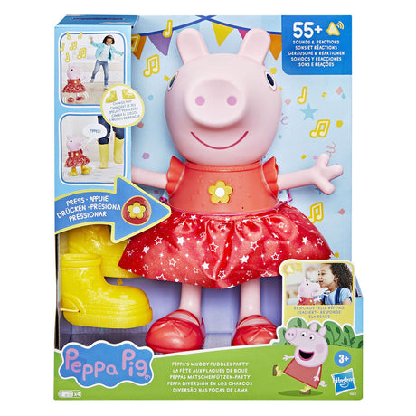 Fête des flaques de boue de Peppa Pig - poupée interactive