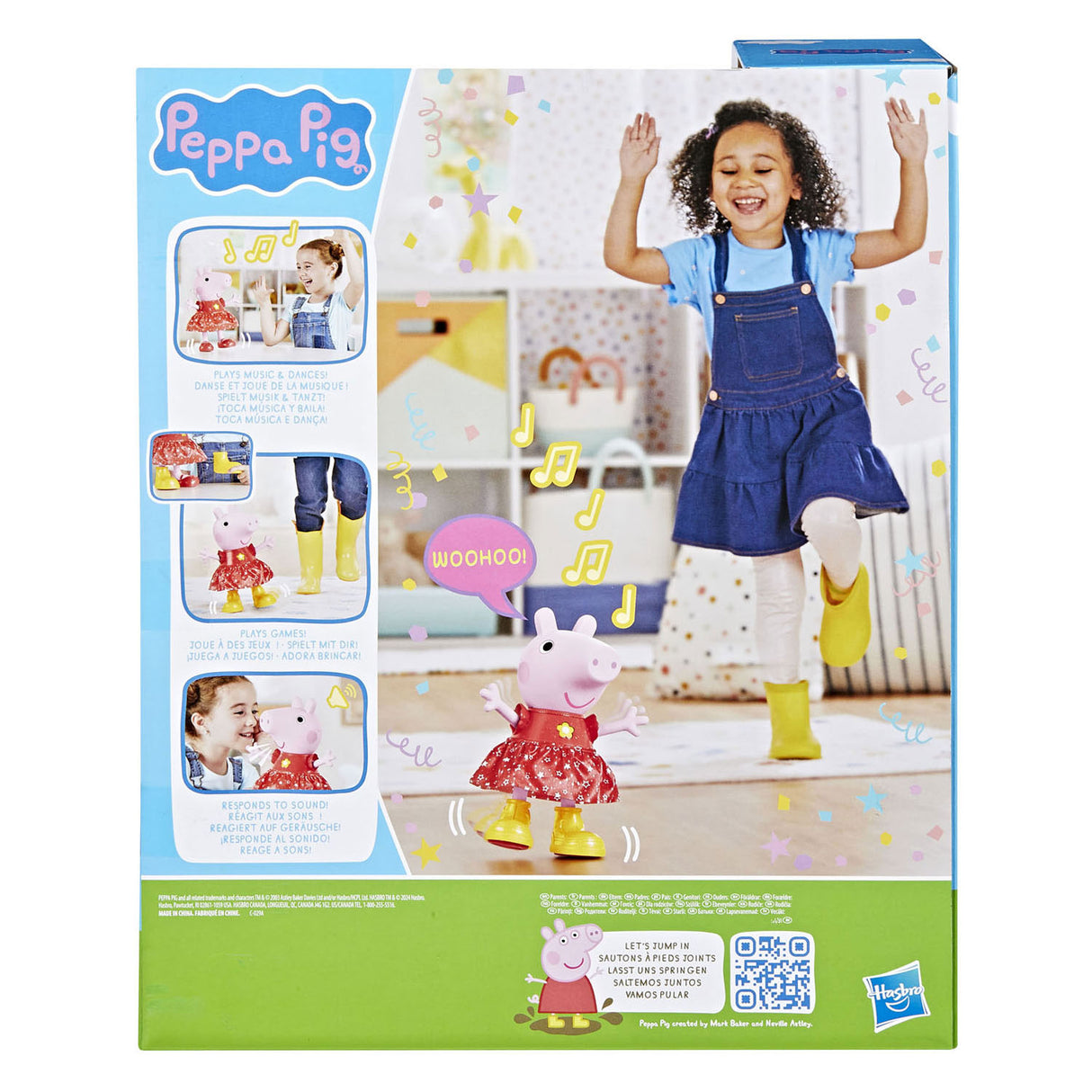 Fête des flaques de boue de Peppa Pig - poupée interactive