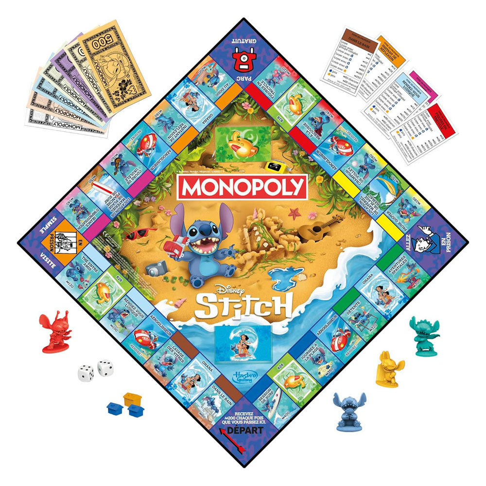 Monopoly Disney Stitch - jeu de société - Français