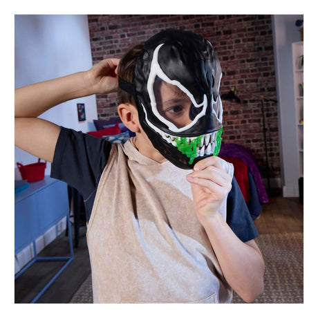 Jouets de super-héros avec masque phosphorescent Hasbro Spider-Man Venom.