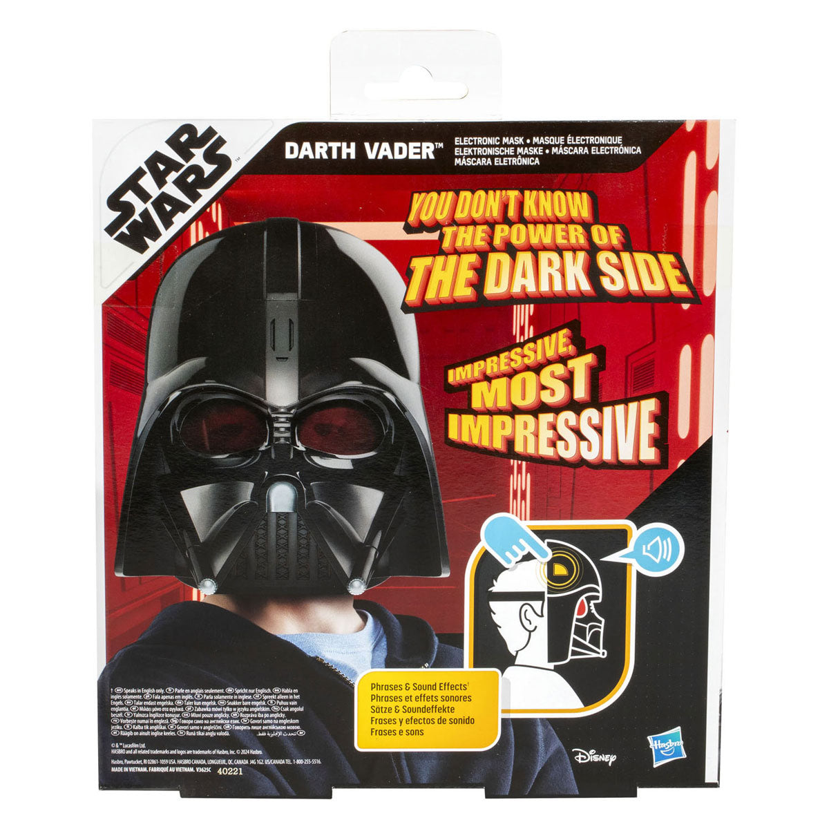 Masque électronique Hasbro Star Wars Dark Vador.
