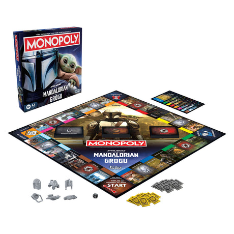 Monopoly star wars the mandalorian and grogu - bordspel