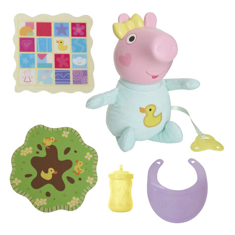 Hasbro Peppa Pig peluche Evie avec accessoires