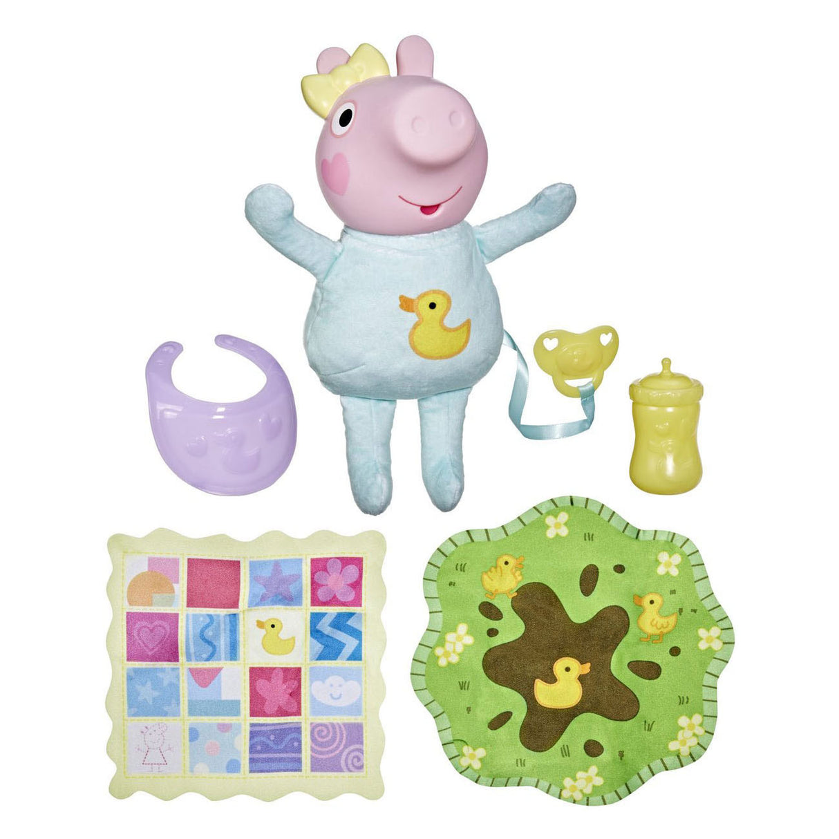 Hasbro Peppa Pig peluche Evie avec accessoires