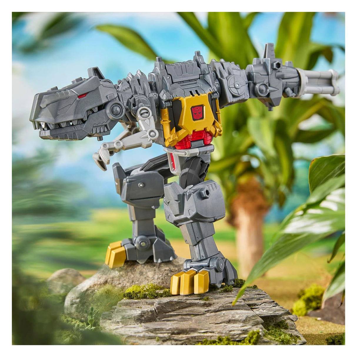 Figurine de jeu Transformers Transformers Cyberworld Chomp Battle Grimlock