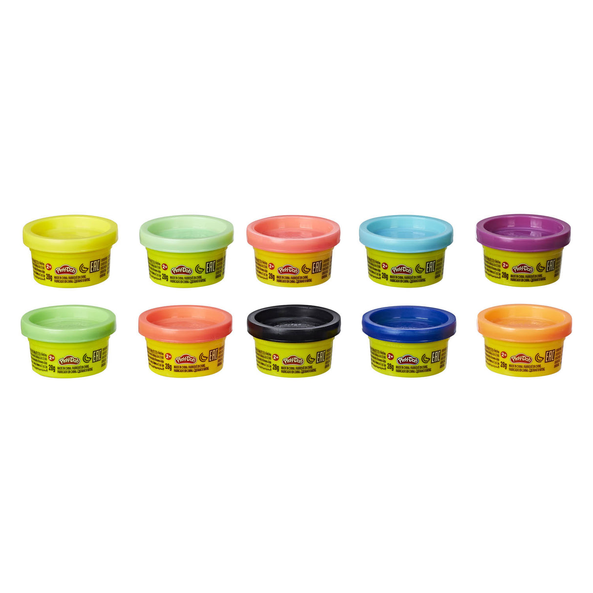 Pack fête Play-doh - 10 pots en argile