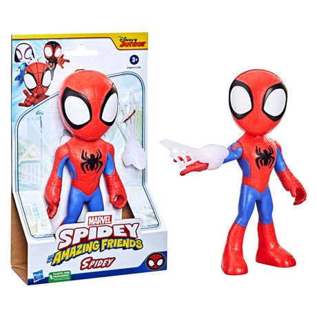 Spidey et ses incroyables amis s'émerveillent avec une figurine de jeu géante