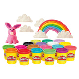 Play-doh imaginez - 18 pots de 84 grammes - différentes couleurs