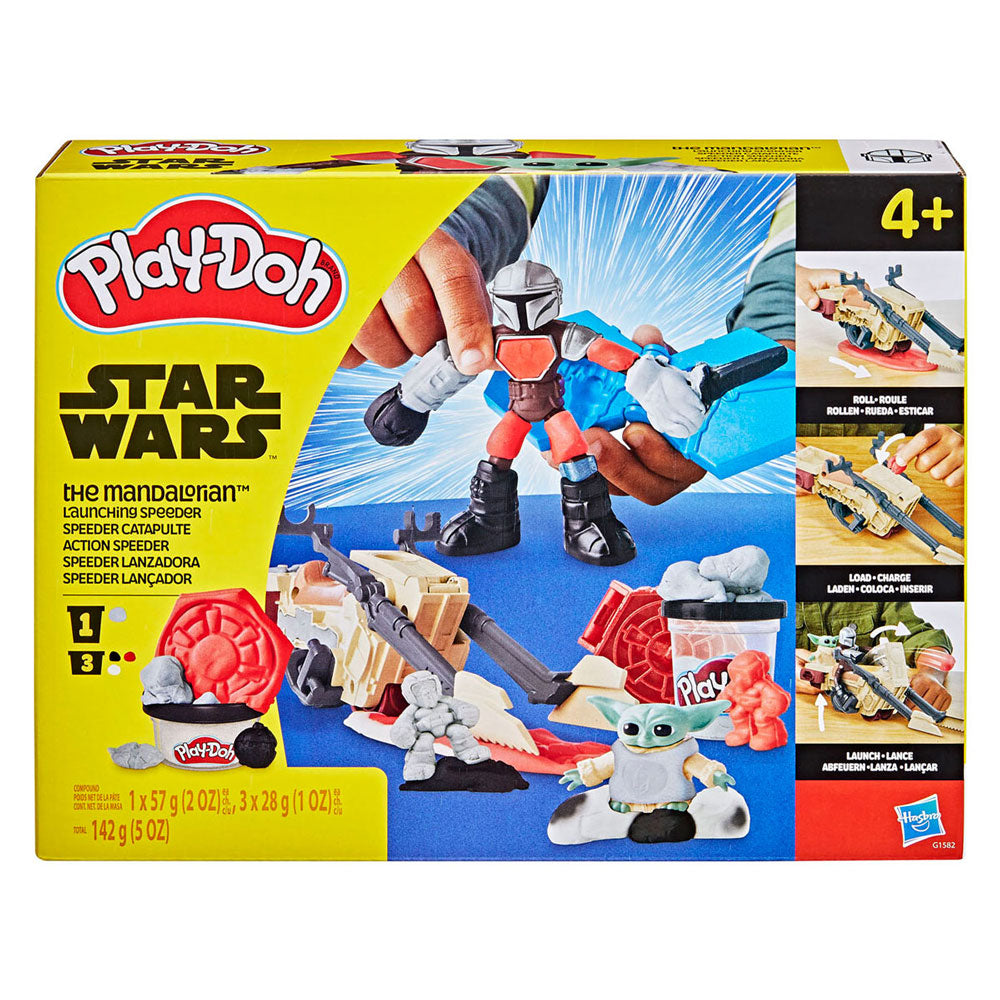 Play-doh star wars le speeder de The Mandalorian - 3 pots de pâte à modeler