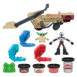 Play-doh star wars le speeder de The Mandalorian - 3 pots de pâte à modeler