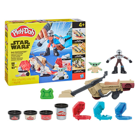 Play-doh star wars le speeder de The Mandalorian - 3 pots de pâte à modeler