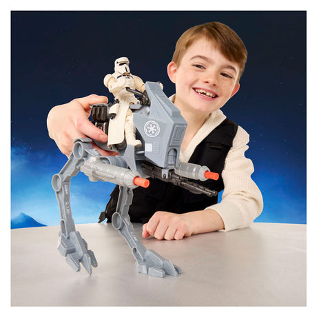Star Wars Actionverse AT-RT et Imperial Remnant AT-RT Driver - figurine 11cm