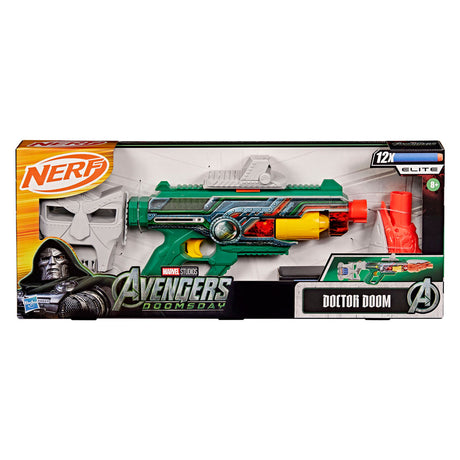 Nerf doctor doom-dartblaster - 12 darts