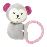 Zolux maxou chiot corde gris