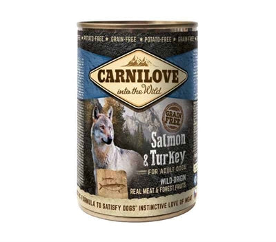 Carnilove chien saumon dinde en conserve