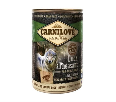 Carnilove chien canard faisan en conserve