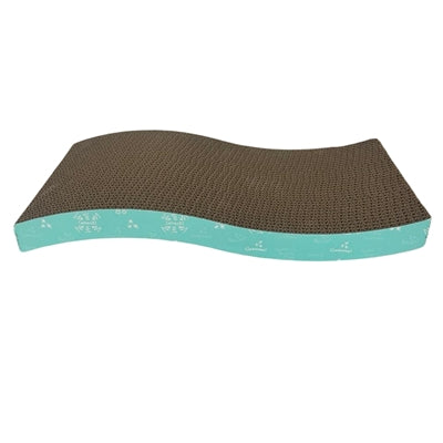 Easypets griffoir pour chat vague turquoise